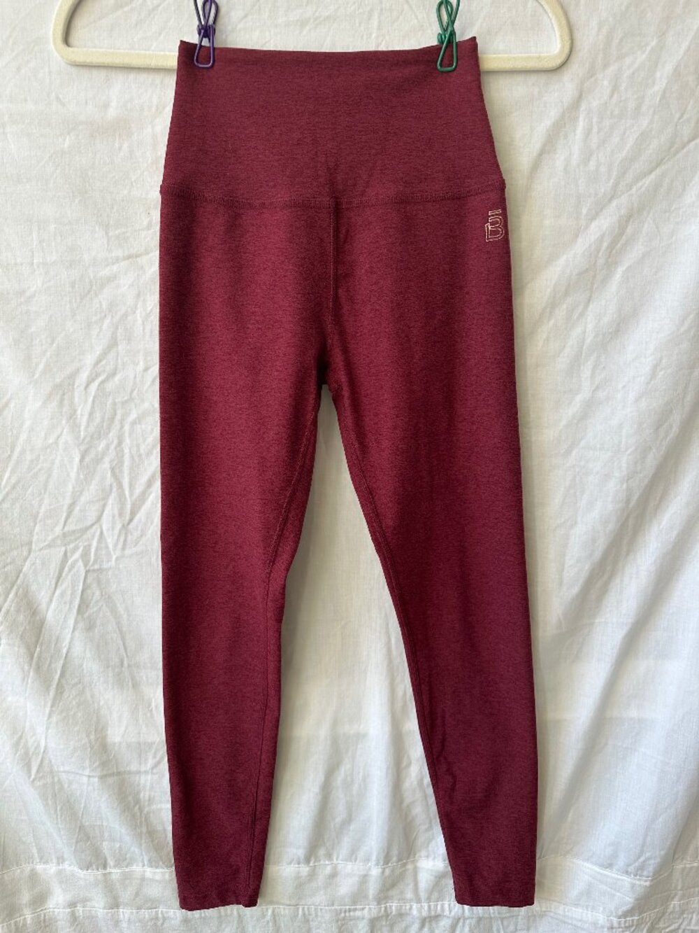 Beyond Yoga x Barre3 High Waisted Leggings Mulberry Heather Size XS